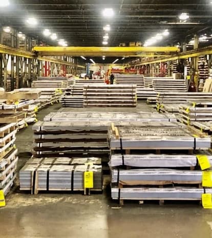 Shearing services from High Steel Service Center